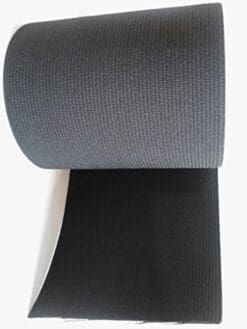 4-Inch Wide Black Heavy Knit Stretch ELASTIC 3 Yards by Prolastic