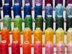 New Brother 63 Colors Embroidery Thread Set 1100yards 40wt Polyester Threads from ThreadNanny