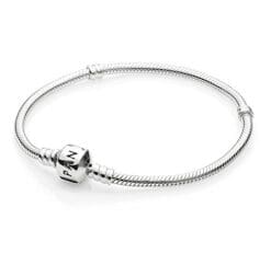 Pandora Sterling Silver Bracelet Snap Clasp 590702HV 7.5 inch