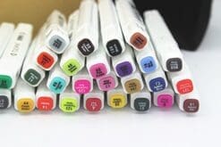 XCSOURCE 80pcs Color China Touch Five Graphic Art Twin Tip Pen Marker Point TH194