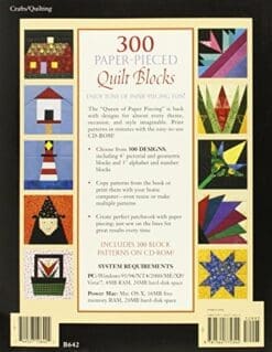 300 Paper-Pieced Quilt Blocks: (CD included)