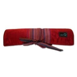 della Q Knitting Roll for 10" Straight Knitting Needles; 004 Red Stripes 160-1-004