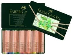 Faber-Castel FC112136 PITT Pastel Pencils In A Metal Tin (36 Pack), Assorted