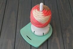 Yarn Dispenser by Yarn Valet - Non-Slip Base with Built-In Holder for Markers, Pattern and 4" Gauge Ruler
