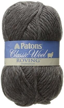 Patons Classic Wool Roving Yarn, Dark Grey
