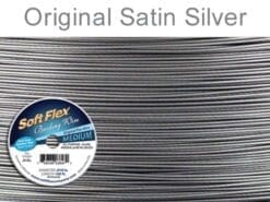 Soft Flex Original .019" 100 ft. Satin Steel Beading Wire