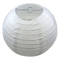 LIHAO 12 Inch White Round Paper Lanterns (10 Pack)