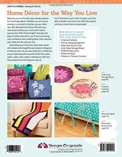 Sew Me! Sewing Home Decor: Easy-to-Make Curtains, Pillows, Organizers, and Other Accessories (Design Originals)