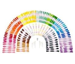 Premium Rainbow Color Embroidery Floss - Cross Stitch Threads - Friendship Bracelets Floss - Crafts Floss - 105 Skeins Per Pack and Free Set of Embroidery Needles