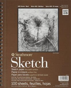 Strathmore Series 400 Sketch Pads 9 in. x 12 in. - pad of 100 (6-Pack)