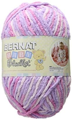 Bernat Baby Blanket Yarn, 10.5 Ounce, Pretty Girl, Single Ball