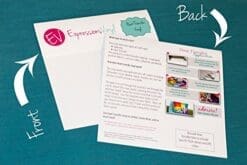 Expressions Vinyl - Silver - 9"x12" 5-pack Siser Glitter Iron-on Heat Transfer Vinyl Sheets