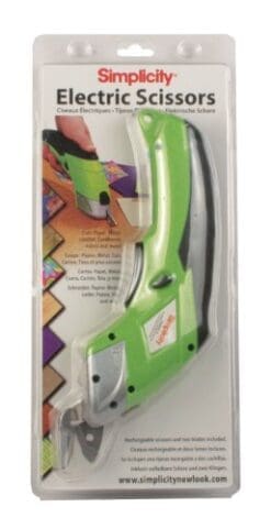 Yaley Battery Operated Electric Scissors, Lime Green