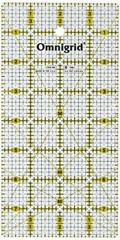 Omnigrid 4-Inch by 8-Inch Quilter's Ruler