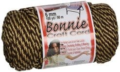 Bonnie Macrame Craft Cord 6mm 100yd-Brownie