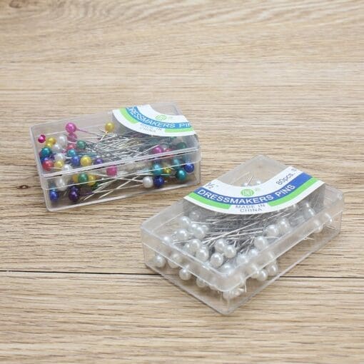 Pearl Head Pins Sewing Supplies (1-Small Box)