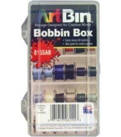 ArtBin Bobbin Box-Clear Sewing Storage Contain 30 Bobbins, 8155AB