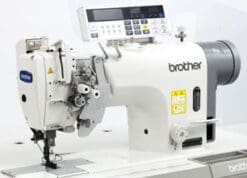 Brother T8752C-405 Twin Needle Direct Drive Split Needle Bar Lock Stitcher with Large Hook 