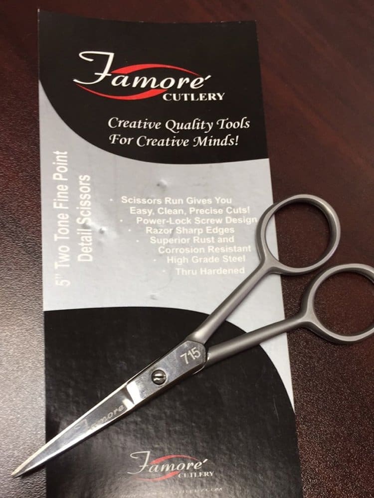 Famore Embroidery Scissor 5 Inch 2 Famore Embroidery Scissor 5 Inch