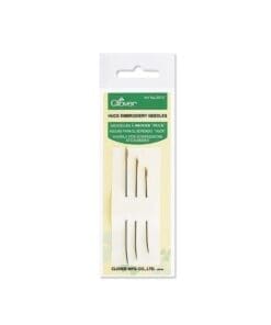 Clover Huck Embroidery Needles 3 Needles/card