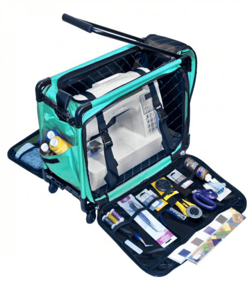 Tutto Turquoise - Medium Machine On Wheels Bag