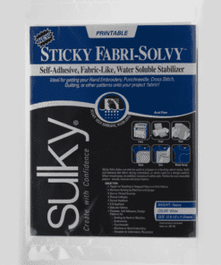 Sulky Sticky Fabri-Solvy Stabilizer - White - 8.5'' x 11