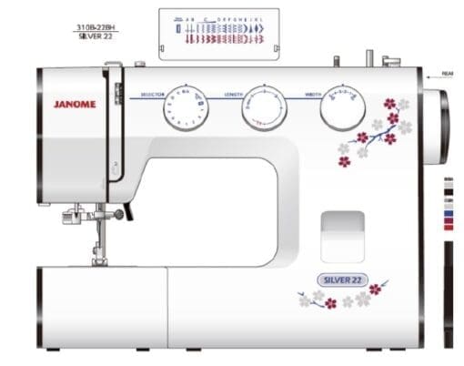 JANOME Silver22 Sewing Machine
