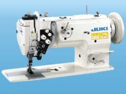 Juki LU-1560NHA 2-Needle, Unison-feed, Lockstitch Machine with Vertical-axis Large Hooks With Center Guide