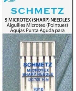Schmetz Microtex Sharp Machine Needles-Size 8/60, 70/10