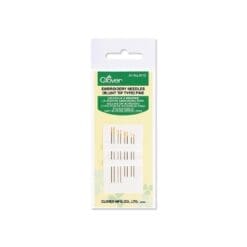 CLOVER Embroidery Fine (Blunt Tip) (Pack of 12)