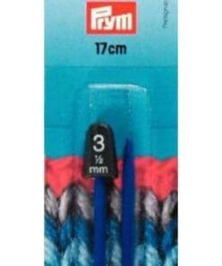 PRYM Children's knitting pins, blue, 3,5mm, 17cm  - Art# 218401