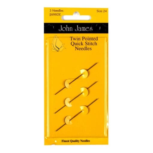 TWIN POINTED QUICK STITCH SEWING NEEDLE