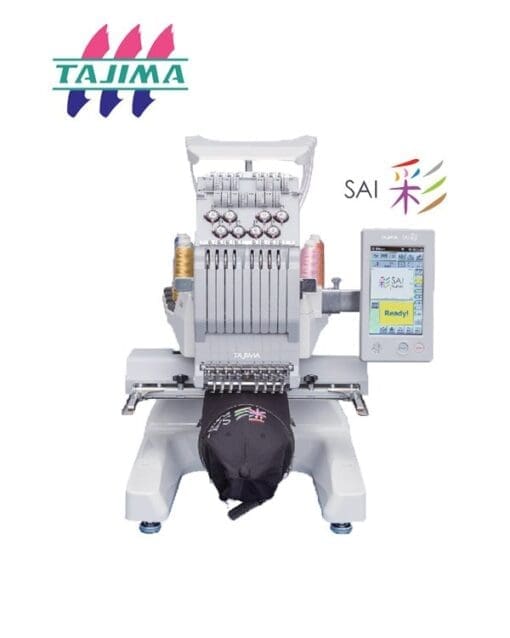 Tajima SAI Single Head 8 Needles  Compact Embroidery Machine