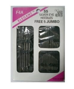 Elegant 55 Silver Eye Needles - FA4 - 24 Cards