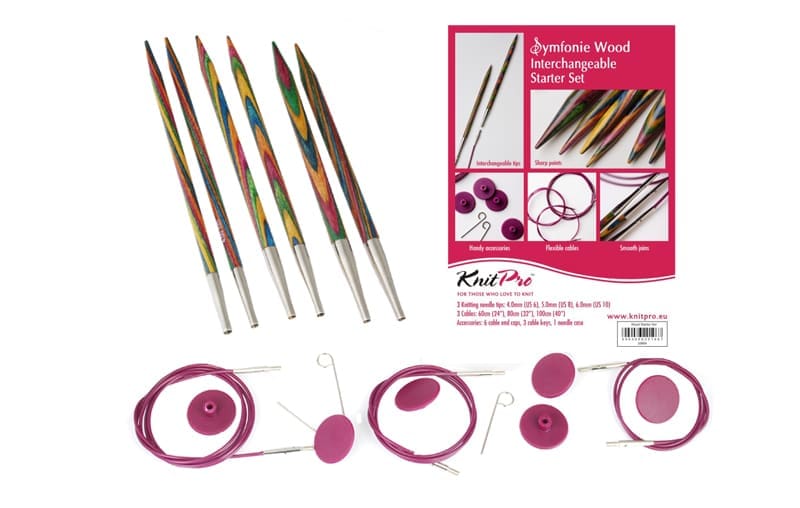 Knitpro Symfonie Interchangeable Needle Starter Set Kp20604 1 Knitpro Symfonie Interchangeable Needle Starter Set Kp20604