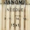 Janome Standard Sewing Machine Needles Mixed