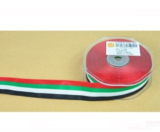 Tafetta UAE Ribbon 1" x 20yds - Art#6511-1-U