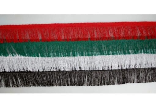 Jhallar Lace 4.5Meter - 2" UAE Flag Art#10130/2