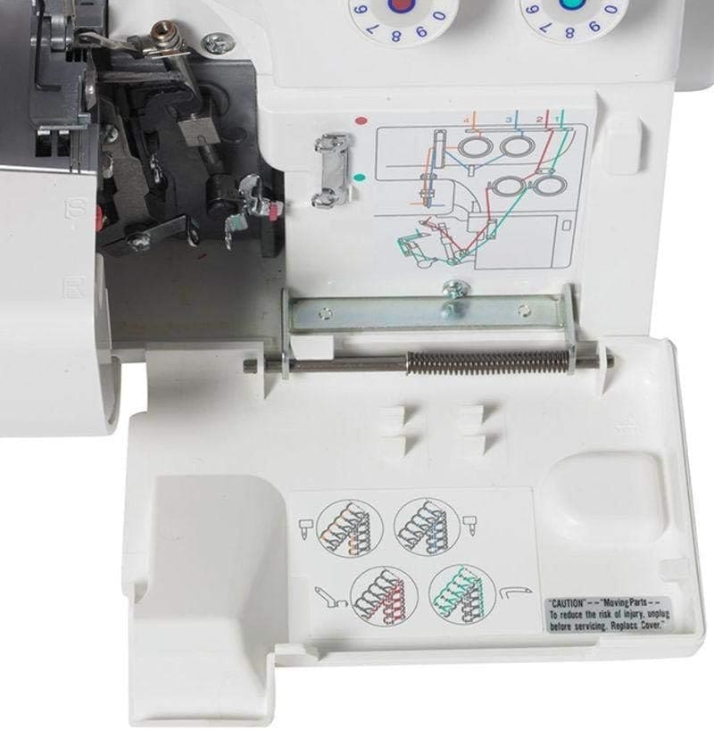 Janome 7034D Magnolia 4-Thread Serger - Adjustable Foot Pressure 3 Janome 7034D Magnolia 4-Thread Serger - Adjustable Foot Pressure - Image 3