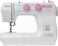 Janome Pink 12 Domestic Sewing Machine with 12 Stitch Patterns