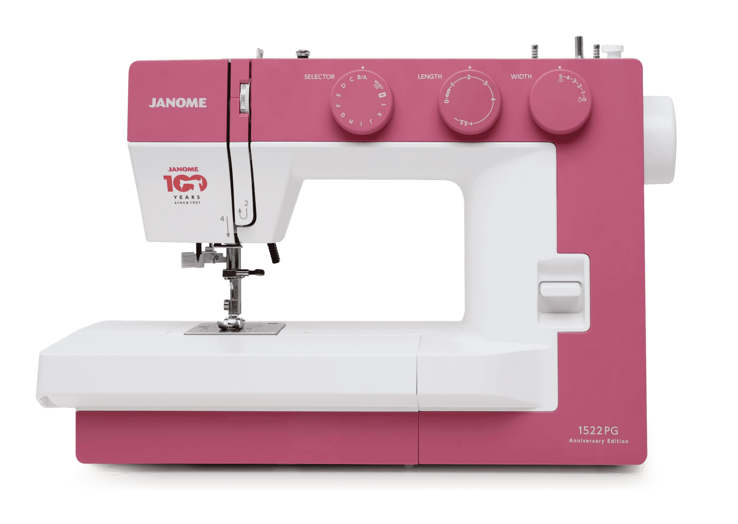 Janome 1522Pg Pink With 25 Builtin Stitch Pattern - Anniversary Edition 3 Janome 1522Pg Pink With 25 Builtin Stitch Pattern - Anniversary Edition