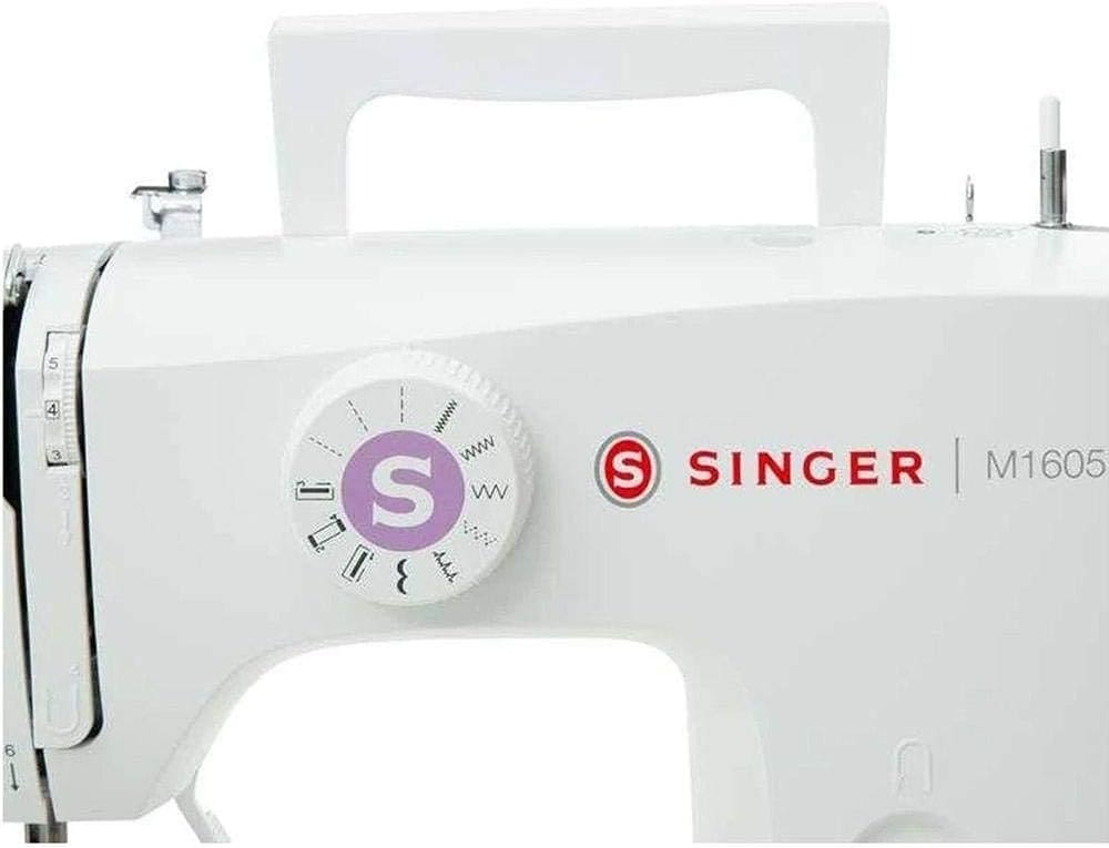Singer M1605 Domestic Sewing Machine, 6 Built-In Stitches, Easy Stitch Selection, With Front Loading Bobbin &Amp; Adjustable Thread Tension Dial 5 Singer M1605 Domestic Sewing Machine, 6 Built-In Stitches, Easy Stitch Selection, With Front Loading Bobbin &Amp; Adjustable Thread Tension Dial - Image 5