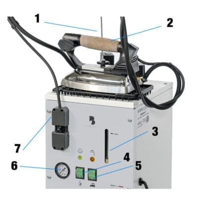 Battistella Barbara 31 Automatic Steam Generator With 5L Stainless Steel Boiler And Eos 800W Iron 3