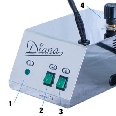 Battistella Diana Steam Generator With 1.2L Stainless Steel Boiler And Eos 800W Iron 2