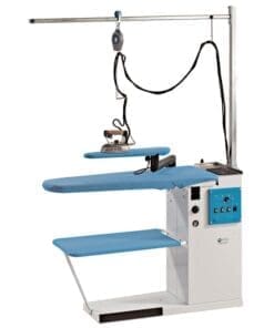 Battistella Era Export, Heated and Vacuum Ironing Board (120x40CM) equipped with boiler and EOS Iron and Sleeve Arm