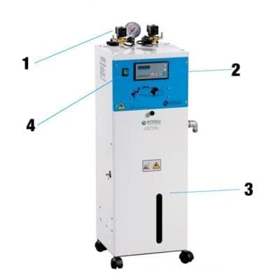 Battistella Plutone Automatic Steam Generator With 5L Stainless Steel Boiler And 2 Eos Pro 900W Irons 10 Battistella Plutone Automatic Steam Generator With 5L Stainless Steel Boiler And 2 Eos Pro 900W Irons 4