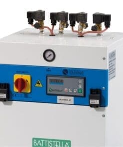 Alternative view of Battistella Saturno 4F Automatic Steam Generator with 10L Stainless Steel Boiler and 4 EOS Pro 900W Irons