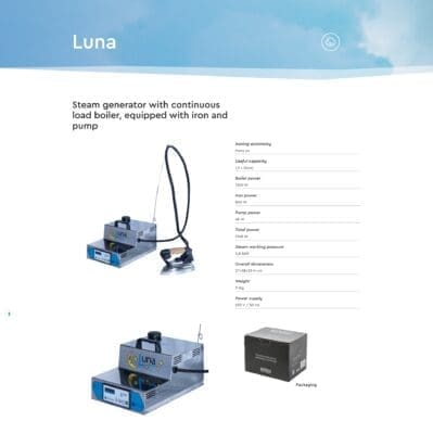 Battistella Vaporino Steam Generator With 2.8L Stainless Steel Boiler And Eos 800W Iron 1