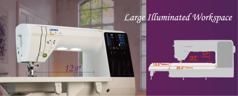Juki Hzl Nx7 Kirei Home Sewing Machine 7