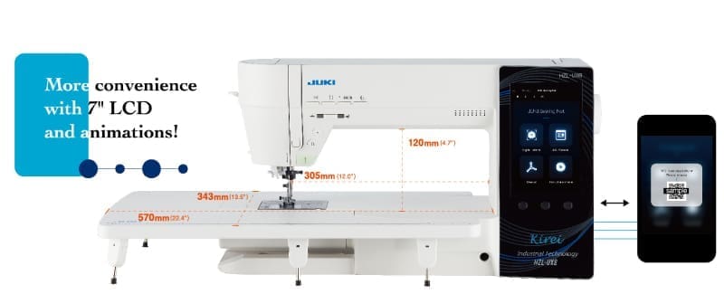 Juki Hzl Ux8S Kirei Home Sewing Machine 41